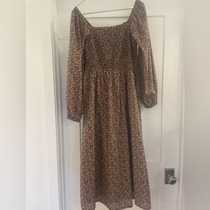 NWOT Jcrew Liberty Print MIDI. Size M.